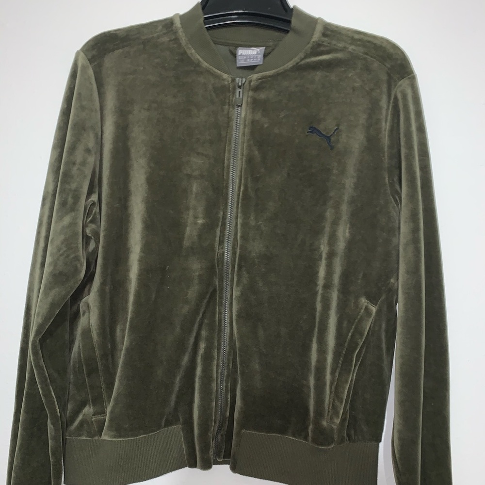 Puma green jacket